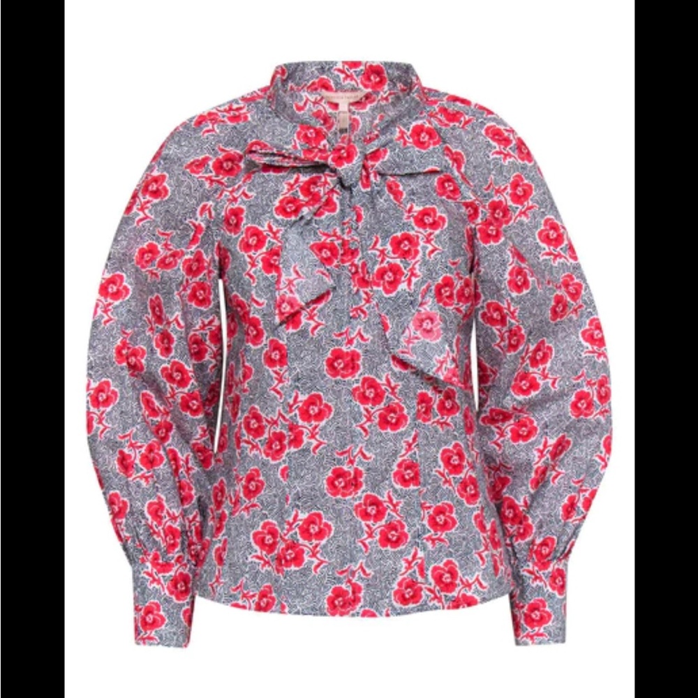 Rebecca Taylor Tie Front Blouse